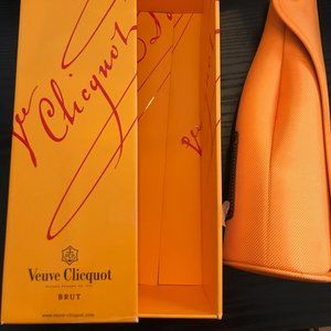 VEUVE CLICQUOT NEOPRENE WINE COOLER  JACKET & BOX